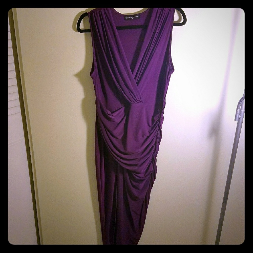 Beautiful purple maxi dress